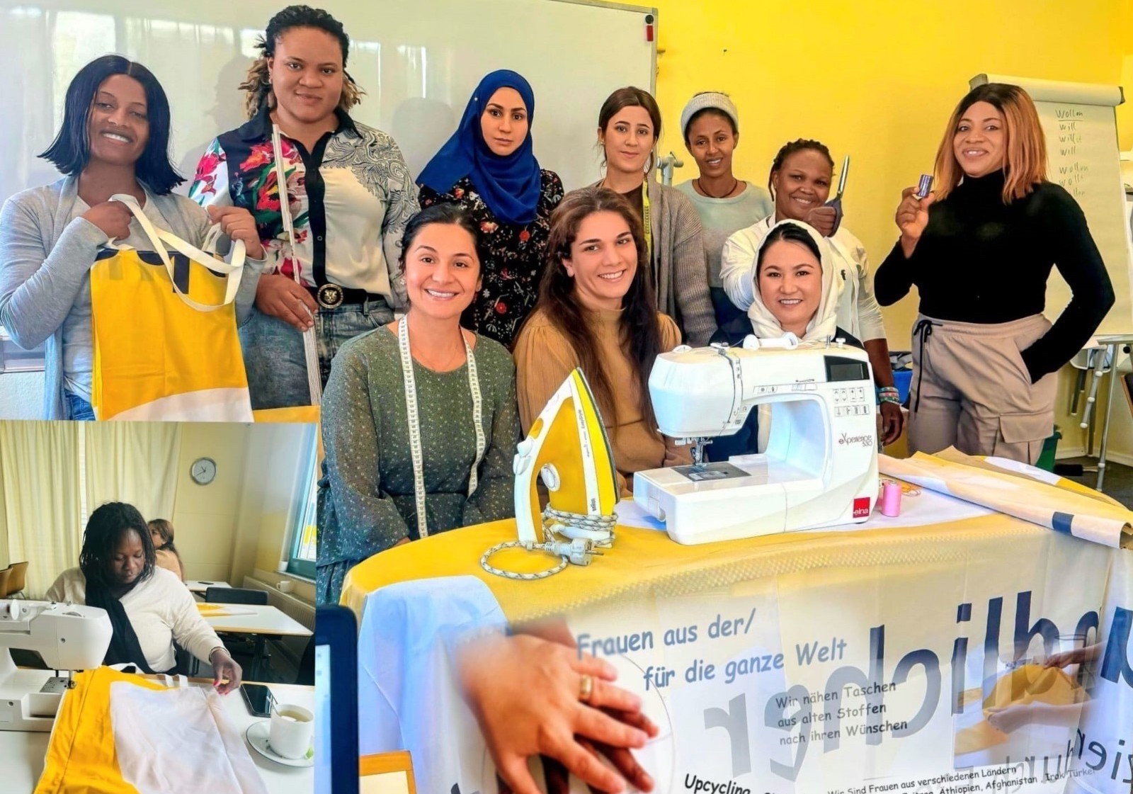 Gruppenbild Nähmaschine Gruppenbild Nähmaschine